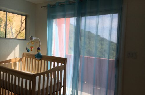 Cover Image of a New Nursery in Malibu with the Delta Children Canton 4-in-1 Convertible Crib Neutral Midcentury Modern Mood
