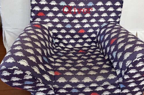 Pottery Barn Kids Anywhere Chair Dinosaur Print
