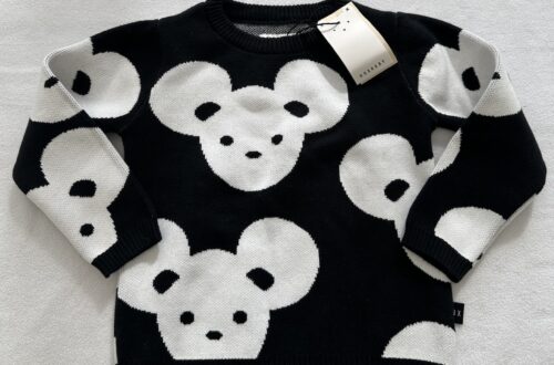 Huxbaby Mouse Organic Cotton Knit Sweater