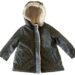 Zara Faux Fur Furry Rubberized Raincoat with Alphabet Letters for Toddlers size 4t 5t