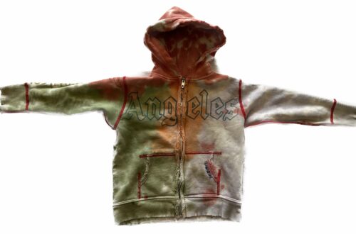 The Great China Wall Vintage Toddler Kids Hoodie 4T Los Angeles Tie Dye Salvage Club 1999