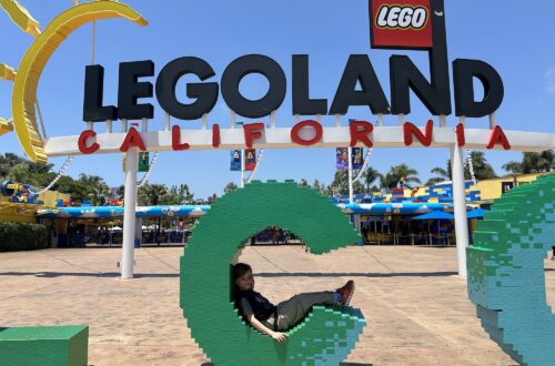 Legoland California Entrance Photo with the letter C
